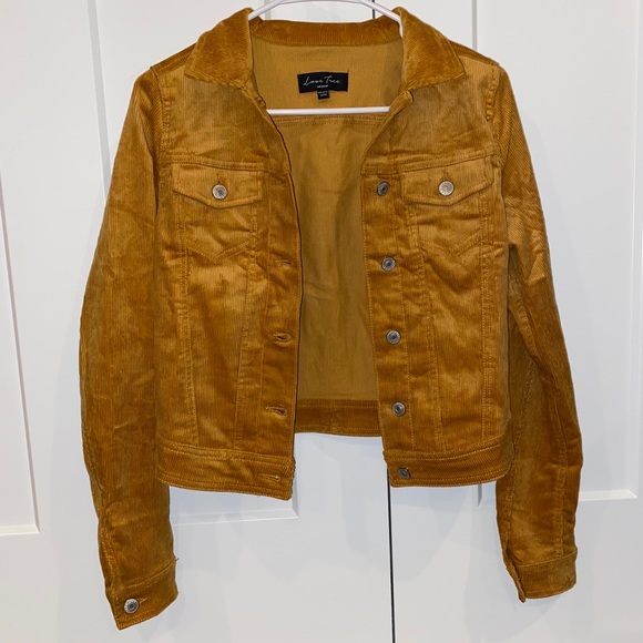Love Tree Jackets & Blazers - corduroy jean jacket - size medium
